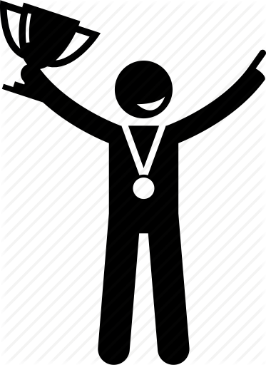 373x512 Achievement, Achiever, Ch Champion, Man, Medal, Trophy Icon