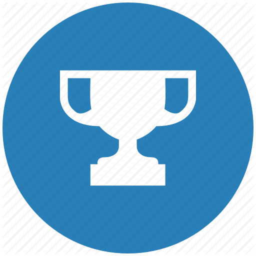 512x512 Blue, Champion, Cup, Round, Winner Icon
