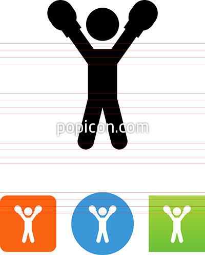 400x496 Boxing Champion Icon