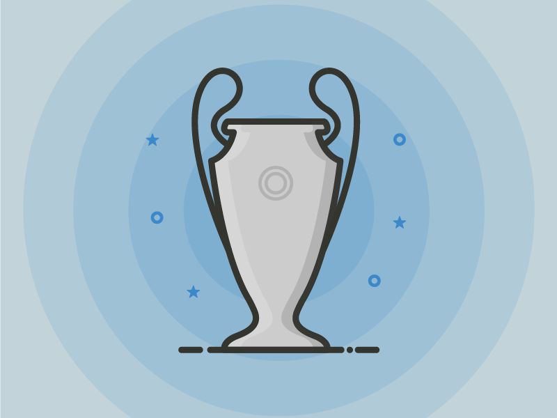 800x600 Champions League Trophy Outline Icon