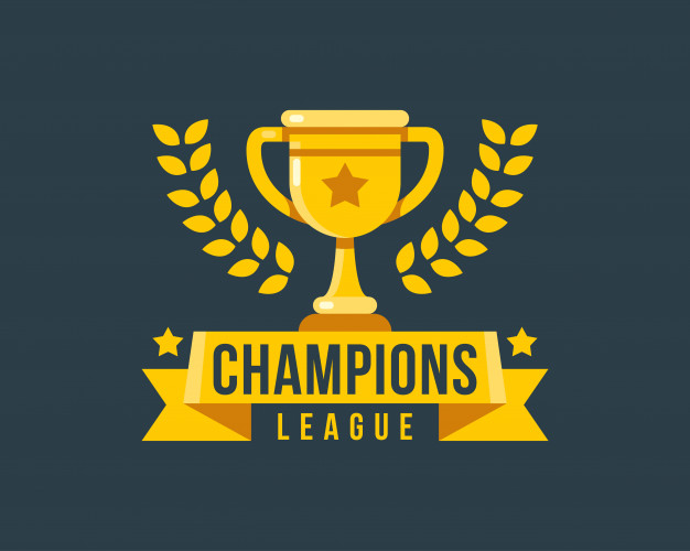 626x500 Champions League Gold Cup Icon Vector Illustration Vector