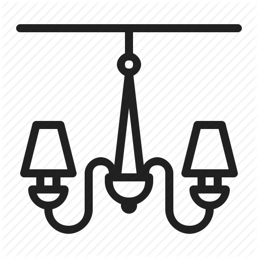 512x512 Chandelier, Electrical, Interior, Lamp Icon