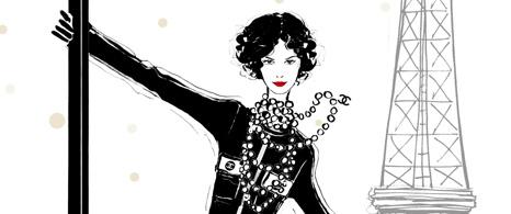 466x195 Coco Chanel The Illustrated Life Of A Fashion Icon Set