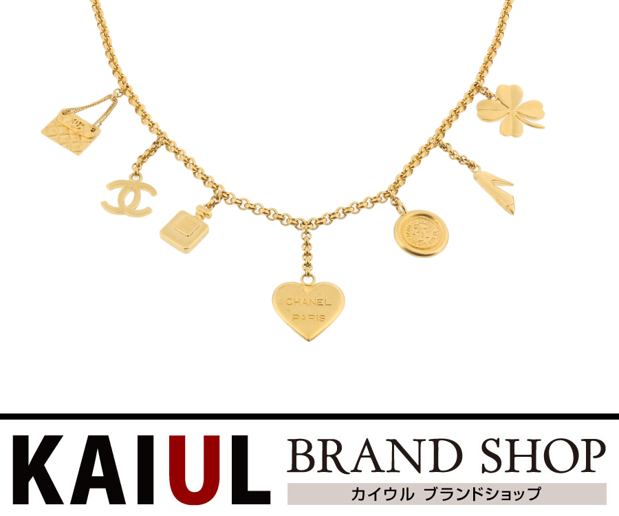 900x750 Kaiul Rakuten Market Store Chanel Icon Charm Long Necklace Gold