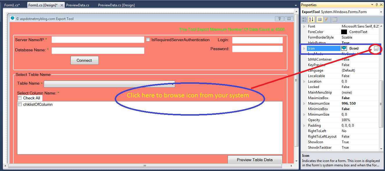 1326x590 Changing The Default Icon In A Windows Forms Application C Net