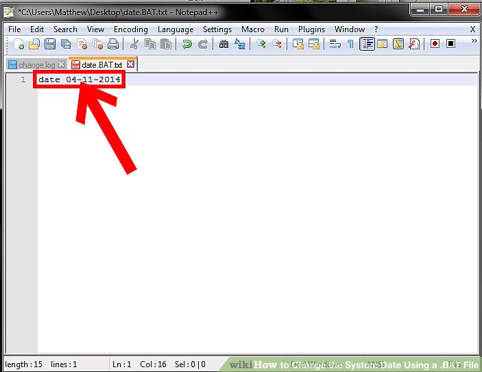 703x543 How To Change The System Date Using A Bat Steps