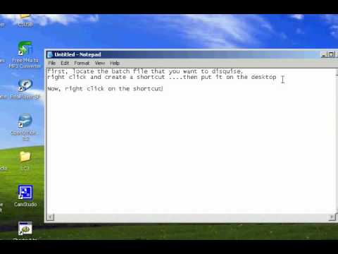 480x360 How To Create A Batch Shortcut And Change Its Icon