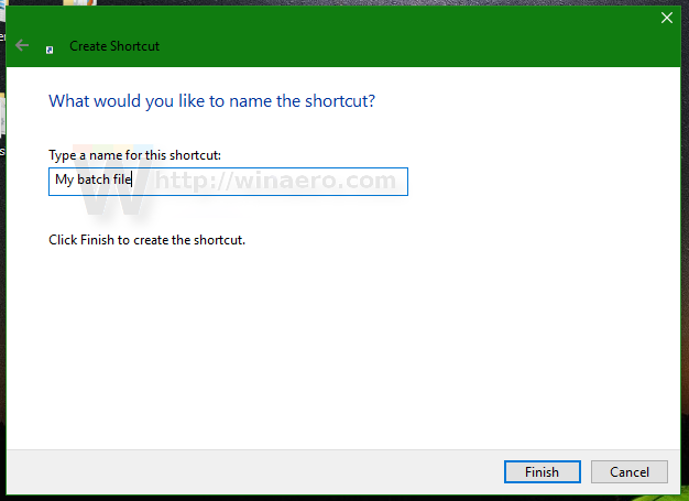 626x455 Pin A Batch To The Start Menu Or Taskbar In Windows