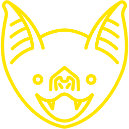 256x256 Free Yellow Bat Icon