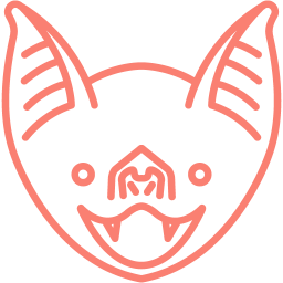 256x256 Free Salmon Bat Icon