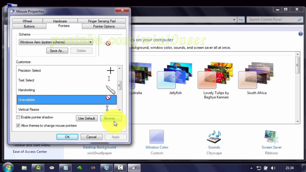 1280x720 Windows Tips How To Change Unavailable Cursor Icon