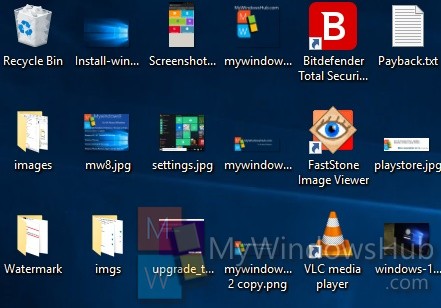 How To Change Desktop Icon Spacing In Windows 441x308 How To Change Desktop Icon Spacing In Windows