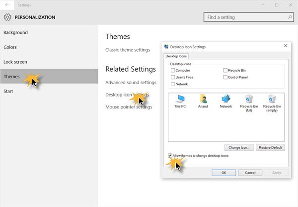 Prevent Themes From Changing Desktop Icons In Windows 600x416 Prevent Themes From Changing Desktop Icons In Windows