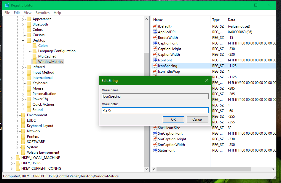 Change Desktop Icon Spacing In Windows And Windows 948x617 Change Desktop Icon Spacing In Windows And Windows