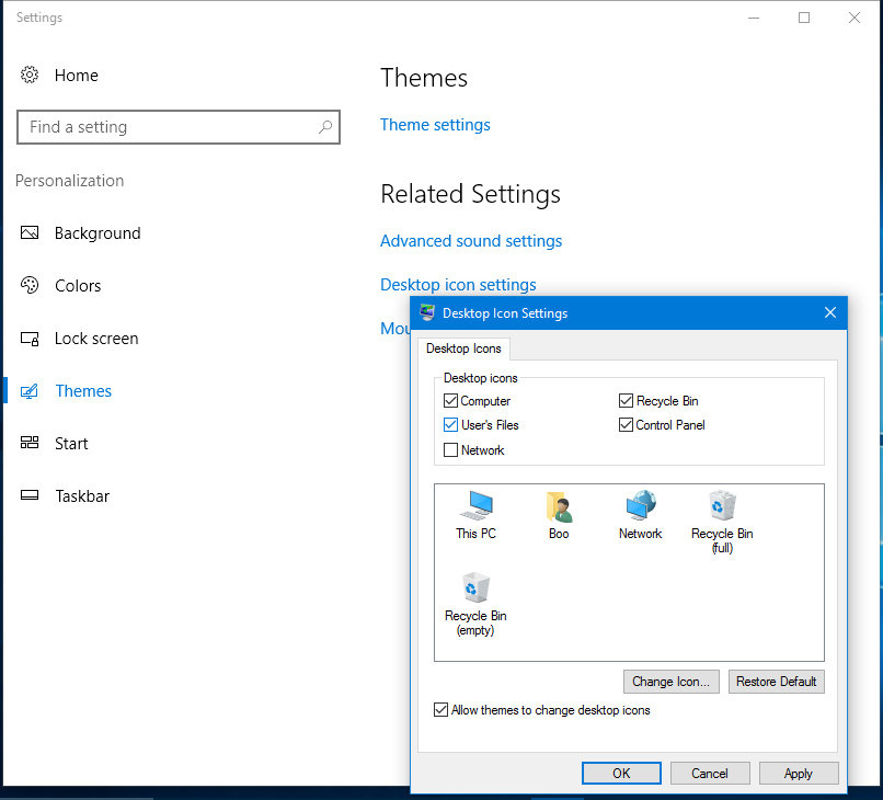 Adding Desktop Icons For Windows 806x730 Adding Desktop Icons For Windows