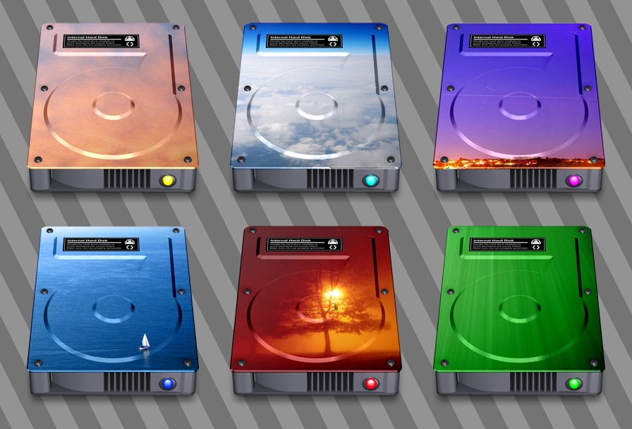 896x608 Hard Drive Icons