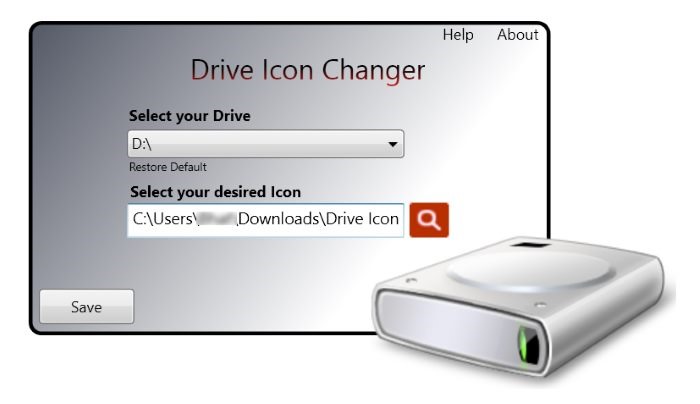 Change Drive Icon Windows 10