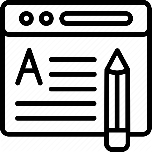 512x512 Alphabet, Browser, Change, Correction, Edit, Edit Code, Edit Css