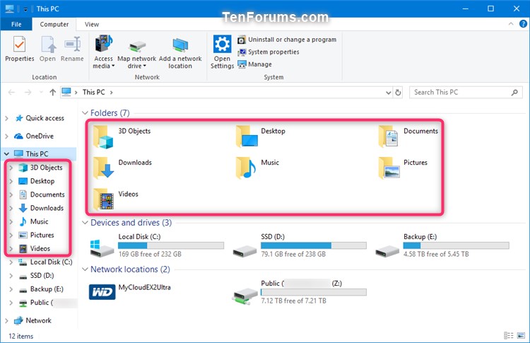 750x485 Change Icons Of Folders In This Pc In Windows Tutorials