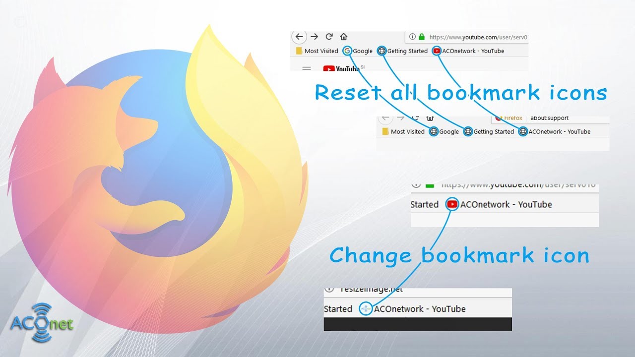 1280x720 Reset Or Change Individual Bookmark Icons In Mozilla Firefox