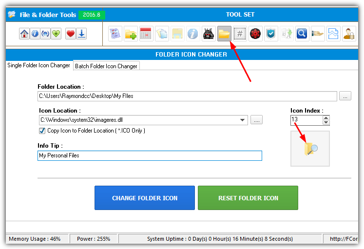 747x511 Ways To Change The Windows Folder Icon To Another Icon Raymond Cc