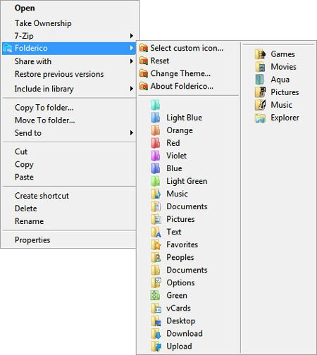 450x504 How To Change Folder Icons From Context Menu