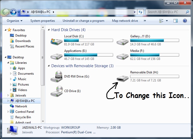 742x536 How To Change Usb Drive's Default Icon