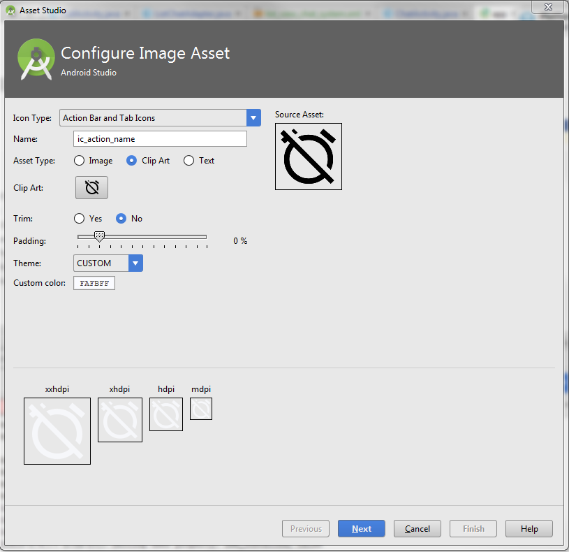 815x790 How To Change Icon Colors In Android Studio