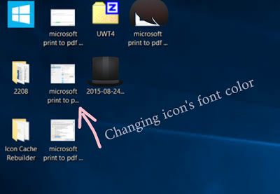 400x277 Changing Desktop Icons Text Font Colors Windows