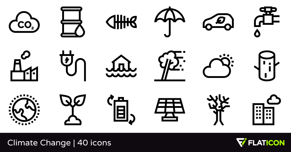 1200x630 Climate Change Free Icons