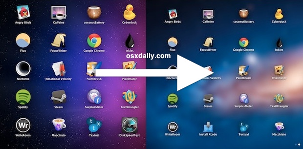 620x305 Change Launchpad Icon Size In Mac Os X Lion From Large To Small