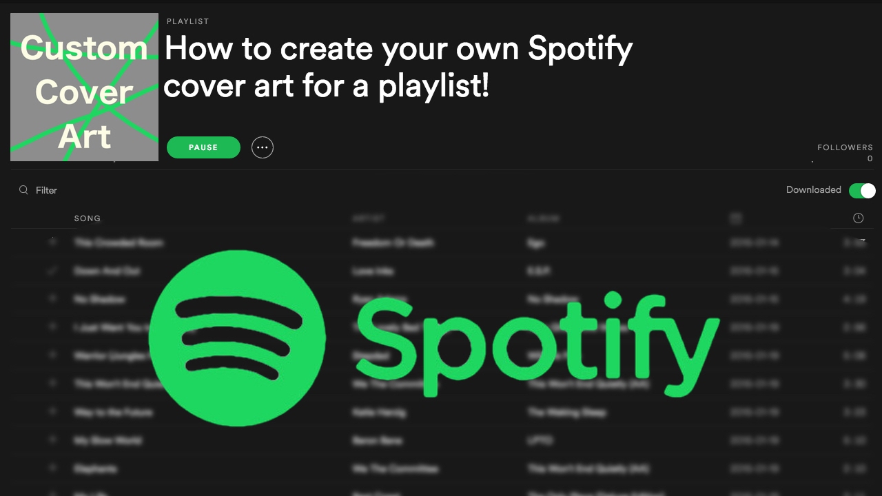 1280x720 How To Create Your Own Spotify Cover Art For A Playlist!