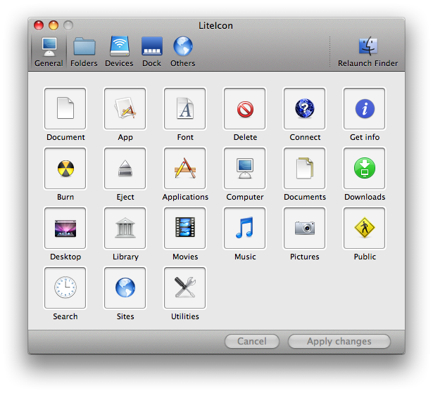 615x559 Change System Icons In Mac Os X