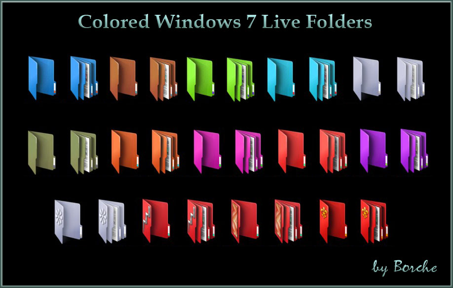 918x583 Colored Windows Live Icons