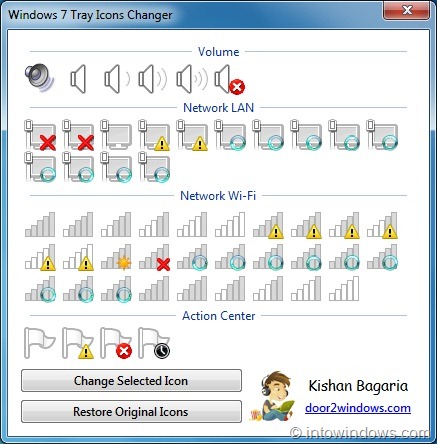 437x444 Windows Tray Icons Changer Customize Windows System Tray Icons