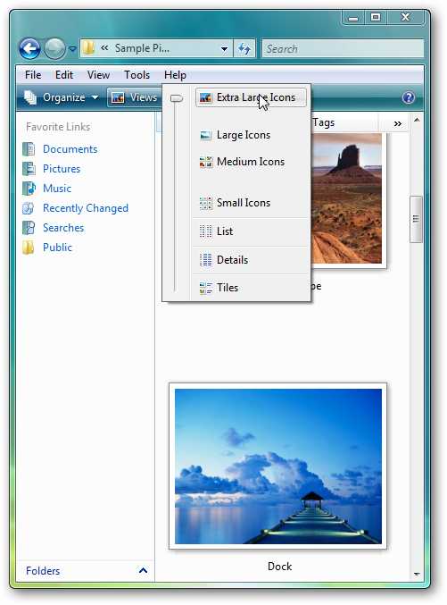 501x677 Beginner Change Icon Views To Extra Large In Windows Explorer