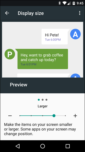 325x578 How To Change The Size Of Text, Icons, And More In Android