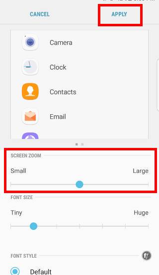 320x554 How To Use Screen Zoom To Adjust The Size Of Icons, Notifications