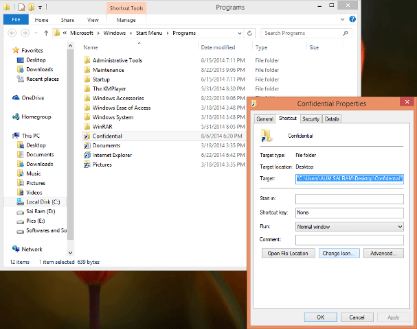 607x480 How To Change App Icon Pinned On Windows Start Screen