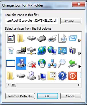 304x368 Change Windows Xp Folder Icon Images