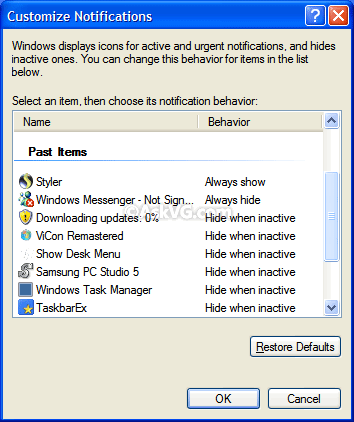 354x422 How To Clear Remove Unwanted Items From Hide Inactive Icons