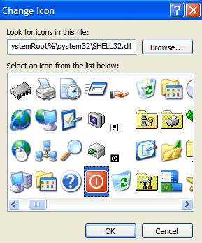 289x348 How To Create One Click Shutdown Button For Windows Xp