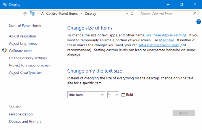 700x450 Advanced Sizing Of Text And Other Items Removed From Windows