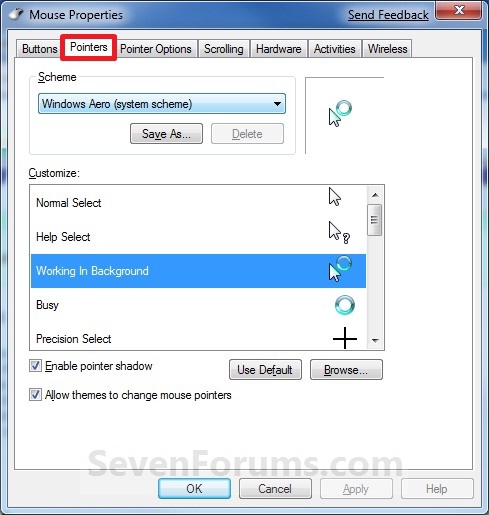 489x515 Mouse Pointers
