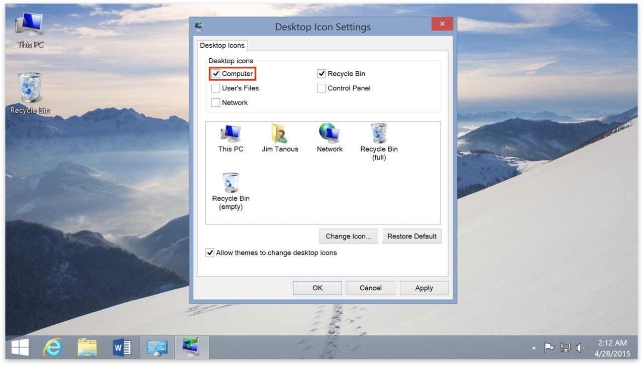 How To Bring Back The My Computer Icon In Windows 1280x729 How To Bring Back The My Computer Icon In Windows