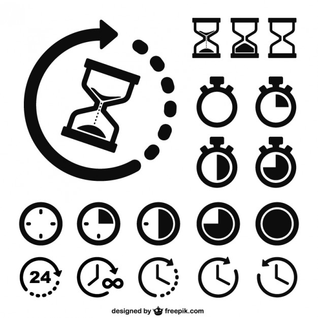 626x626 Time And Clocks Icons Vector Free Download