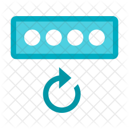256x256 Reset Password Icon Of Flat Style