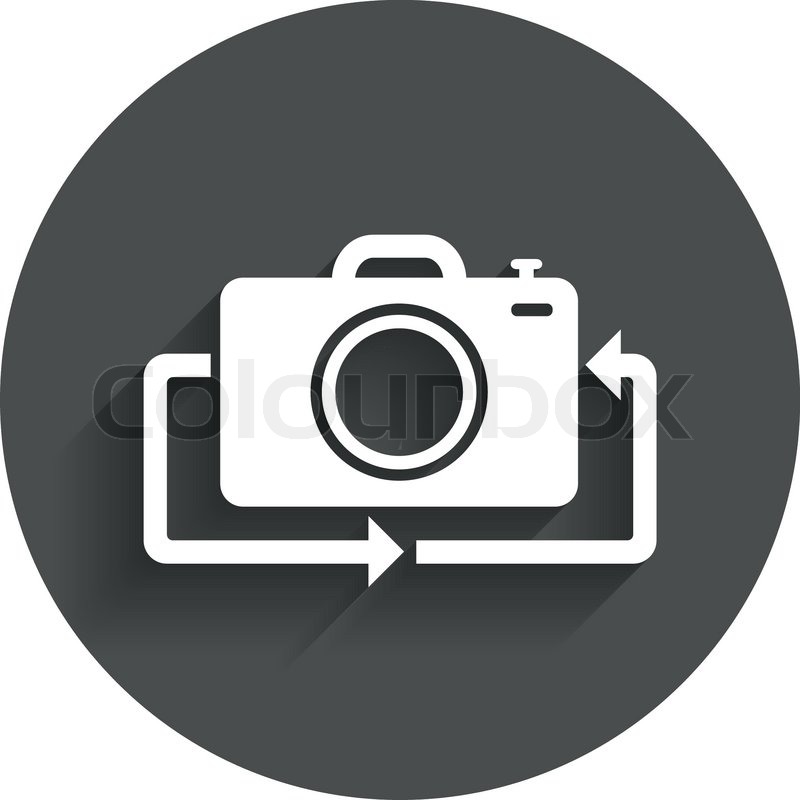 800x800 Front Photo Camera Sign Icon Digital Stock Vector Colourbox