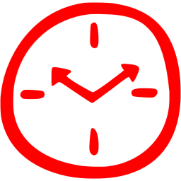 Red Time Icon 256x256 Red Time Icon