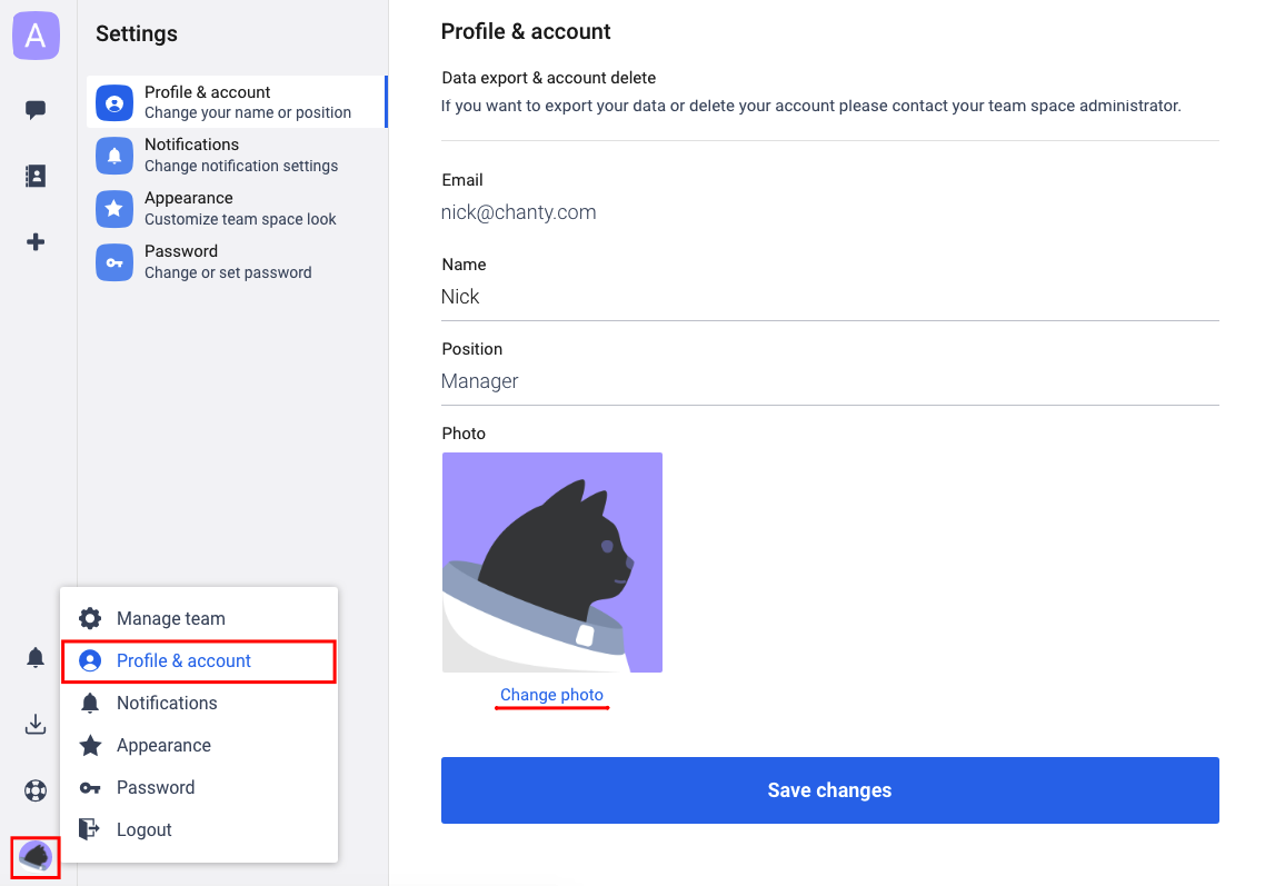 1138x797 Change Your Profile Photo Shanty Help Center